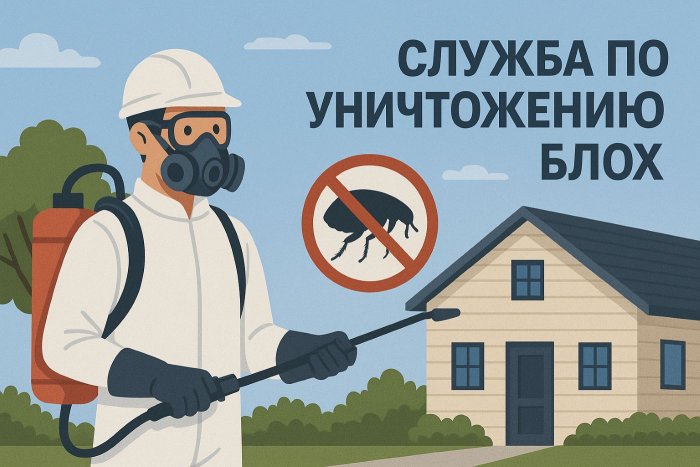 Зачем нужна служба по уничтожению блох